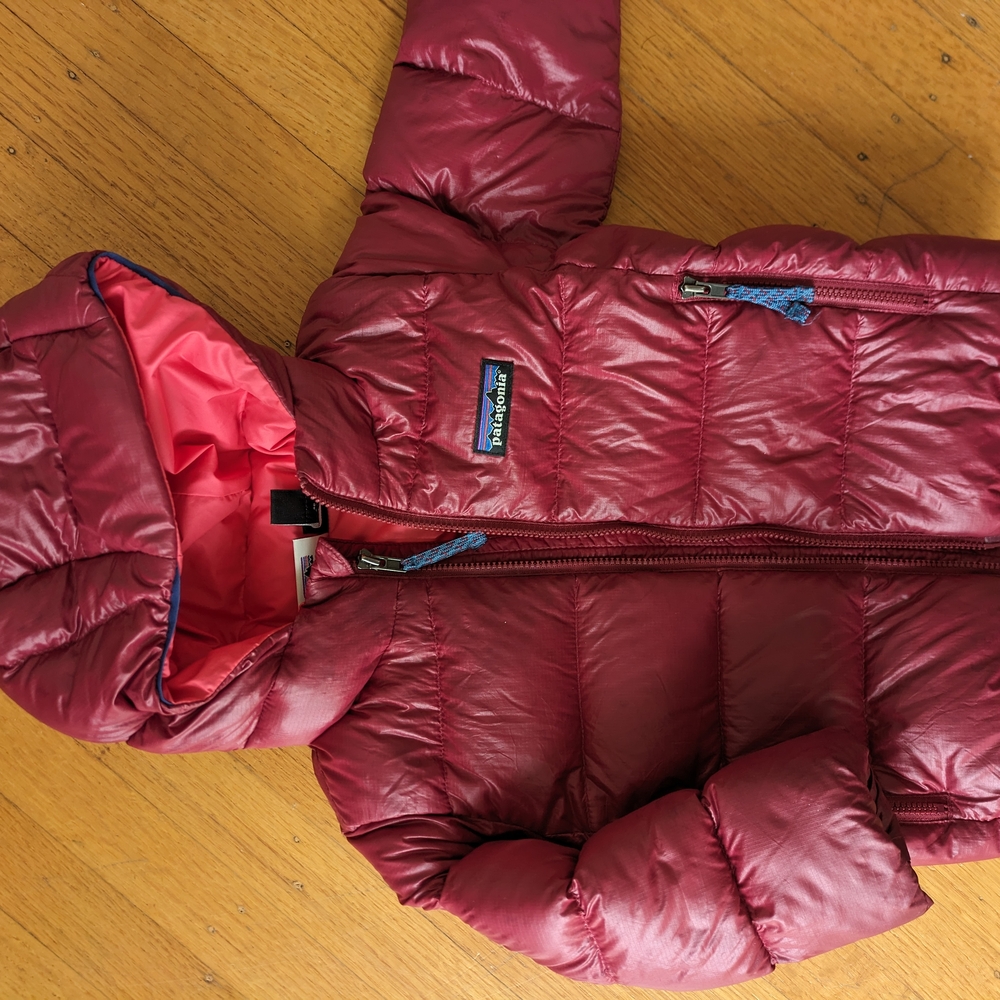 Patagonia Kids' Burgundy Puffer Jacket